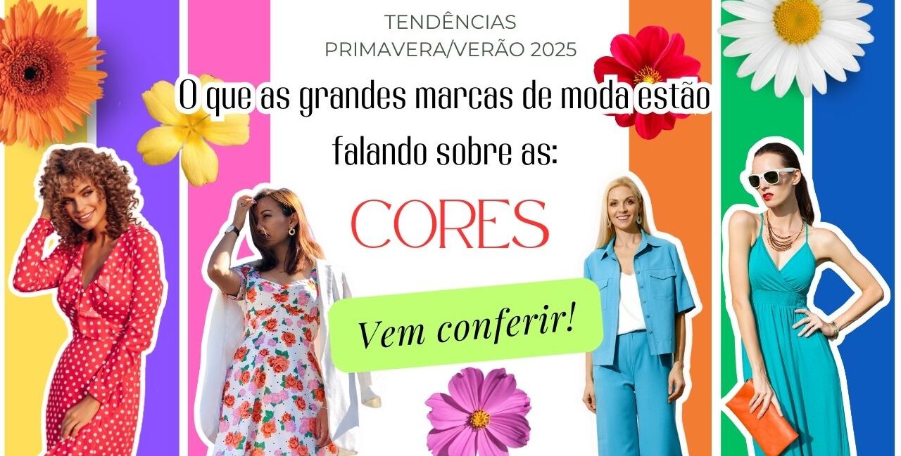 Confira as cores tendência primavera/verão 2025 e saiba como combiná-las em looks estilosos, com dicas de acessórios e inspirações das grandes marcas de moda.